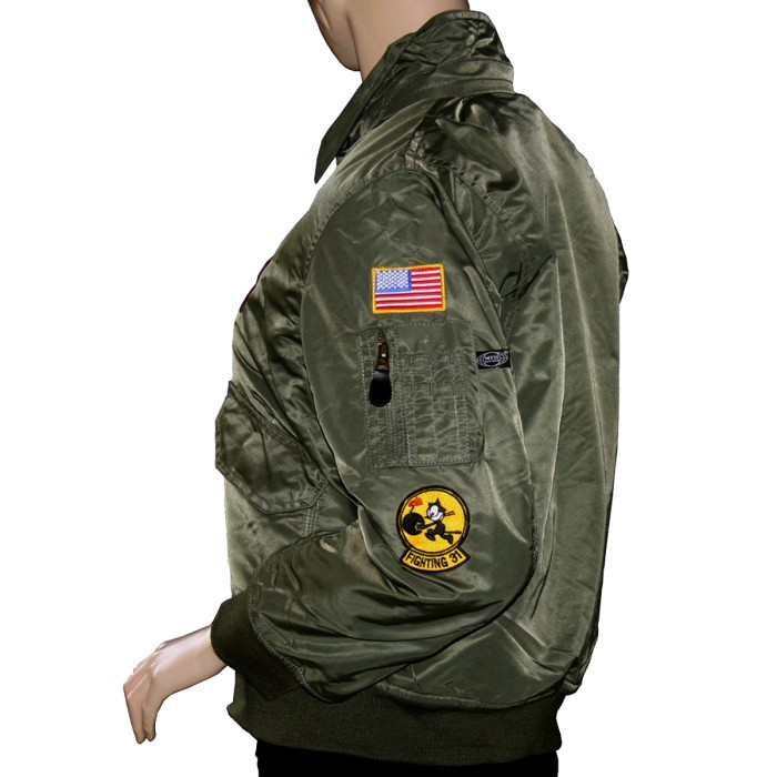 MFH, US children's pilot jacket, with zip